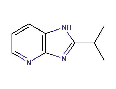 Molecular Structure of 21714-53-4 (1H-Imidazo[4,5-b]pyridine,2-(1-methylethyl)-(9CI))