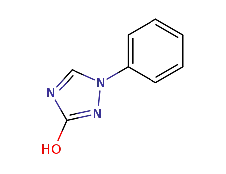 Molecular Structure of 4231-68-9 (3-Hydroxy-1-phenyl-1,2,4-triazole)