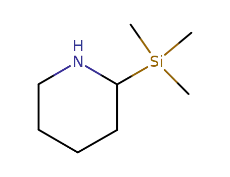 피페리딘, 2-(트리메틸실릴)-(9CI)