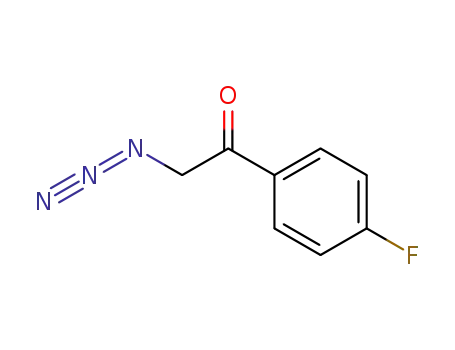 Molecular Structure of 118887-70-0 (Ethanone, 2-azido-1-(4-fluorophenyl)-)