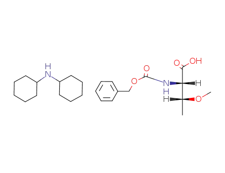 (2S,3R)-2-Benzyloxycarbonylamino-3-methoxy-butyric acid; compound with dicyclohexyl-amine