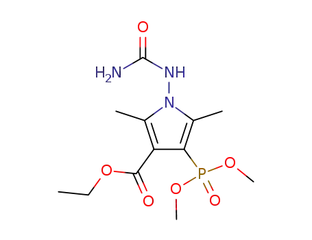 4-(Dimethoxy-phosphoryl)-2,5-dimethyl-1-ureido-1H-pyrrole-3-carboxylic acid ethyl ester