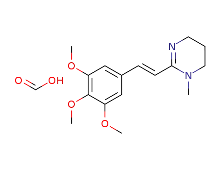 1-methyl-2-<2-(3,4,5-trimethoxyphenyl)vinyl>-1,4,5,6-tetrahydropyrimidine formate