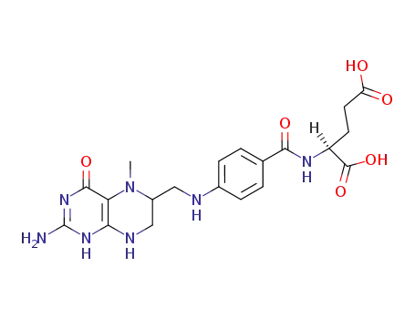 N-[4-[[(2-amino-1,4,5,6,7,8-hexahydro-5-methyl-4-oxo-6-pteridinyl)methyl]amino]benzoyl]-L-glutamic acid