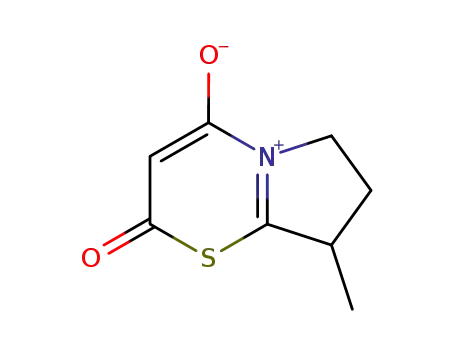 4-hydroxy-8-methyl-2-oxo-7,8-dihydro-2H,6H-pyrrolo<2,1-b><1,3>thiazinium hydroxide inner salt