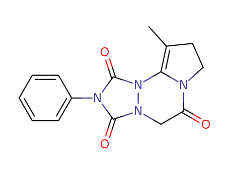 10-methyl-2-phenyl-2,3,5,6,8,9-hexahydro-1H-pyrrolo<2,1-c>-1,2,4-triazolo<1,2-a><1,2,4>triazine-1,3,5-trione