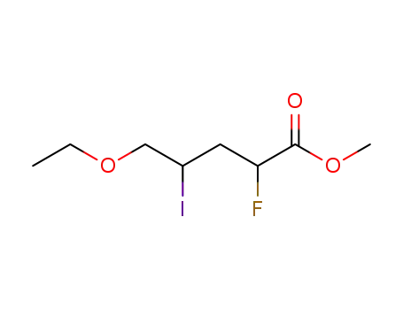 5-Ethoxy-2-fluoro-4-iodo-pentanoic acid methyl ester