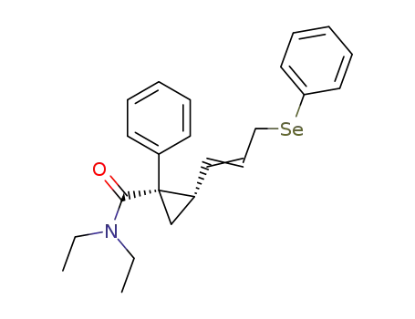 (1S,2S)-1-Phenyl-2-((E)-3-phenylselanyl-propenyl)-cyclopropanecarboxylic acid diethylamide