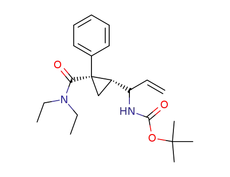 [1-((1R,2S)-2-Diethylcarbamoyl-2-phenyl-cyclopropyl)-allyl]-carbamic acid tert-butyl ester
