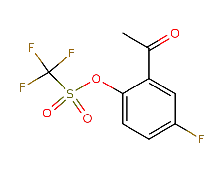 Methanesulfonic acid, trifluoro-, 2-acetyl-4-fluorophenyl ester