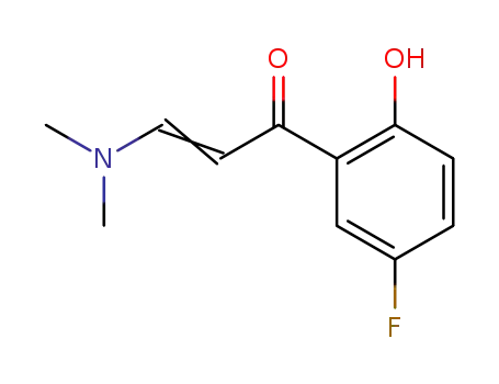 3-(dimethylamino)-1-(5-fluoro-2-hydroxyphenyl)prop-2-en-1-one