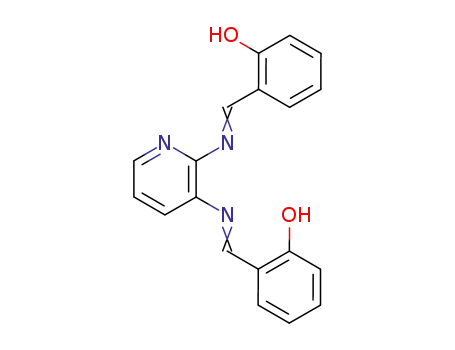 Molecular Structure of 189822-35-3 (Phenol, 2,2'-[2,3-pyridinediylbis(nitrilomethylidyne)]bis-)