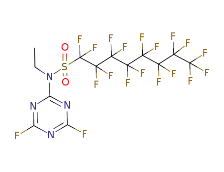 N-(4,6-difluoro-1,3,5-triazin-2-yl)-N-ethyl-1,1,2,2,3,3,4,4,5,5,6,6,7,7,8,8,8-heptadecafluorooctane-1-sulfonamide