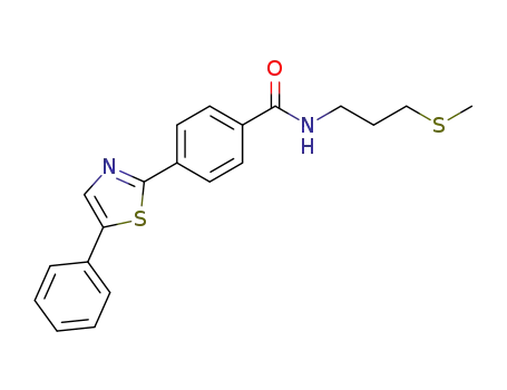 methyl 3-{4-[(4-phenyl)thiazol-2-yl]benzamido}propyl sulfide