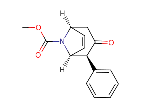 methyl 3-oxo-2β-phenyl-8-azabicyclo[3.2.1]oct-6-ene-8-carboxylate