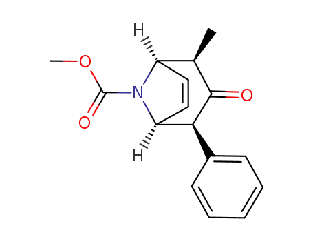 methyl 2β-methyl-3-oxo-4β-phenyl-8-azabicyclo[3.2.1]oct-6-ene-8-carboxylate