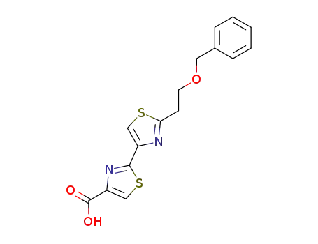 2'-(2-benzyloxy-ethyl)-[2,4']bithiazolyl-4-carboxylic acid