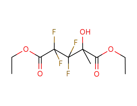 2,2,3,3-tetrafluoro-4-hydroxy-4-methyl-pentanedioic acid diethyl ester