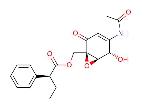 (S)-2-Phenyl-butyric acid (1R,5S,6R)-4-acetylamino-5-hydroxy-2-oxo-7-oxa-bicyclo[4.1.0]hept-3-en-1-ylmethyl ester