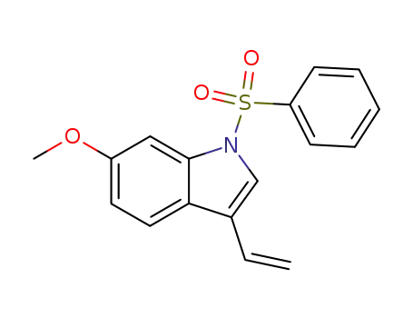 1-benzenesulfonyl-6-methoxy-3-vinyl-1H-indole