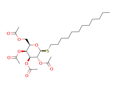 dodecyl 2,3,4,6-tetra-O-acetyl-1-thio-β-D-galactopyranoside