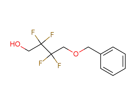 Molecular Structure of 521316-04-1 (1-Butanol, 2,2,3,3-tetrafluoro-4-(phenylmethoxy)-)