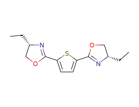 (-)-2,5-bis[4'-(S)-ethyloxazolin-2'-yl]thiophene
