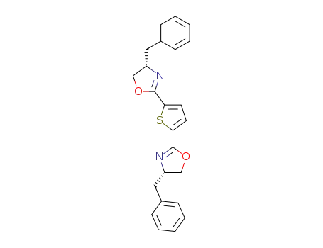 (+)-2,5-bis[4'-(S)-benzyloxazolin-2'-yl]thiophene