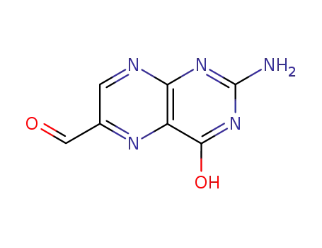 Molecular Structure of 712-30-1 (2-AMINO-4-HYDROXY-PTERIDINE-6-CARBALDEHYDE)
