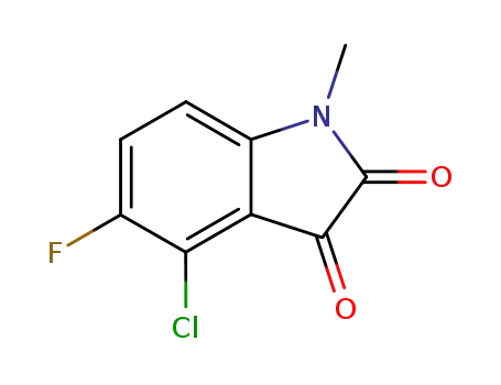 4-chloro-5-fluoro-1-methyl-1H-indole-2,3-dione