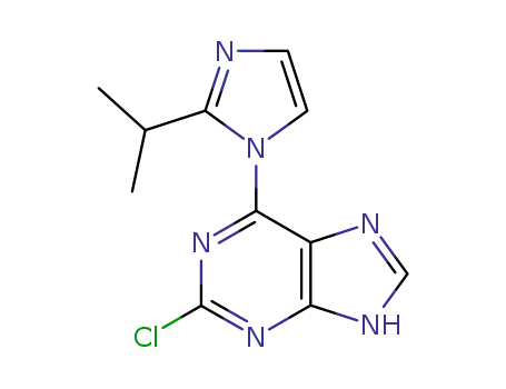 2-chloro-6-(2-isopropylimidazol-1-yl)purine