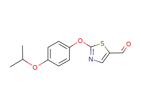 2-(4-isopropoxyphenoxy)thiazole-5-carbaldehyde