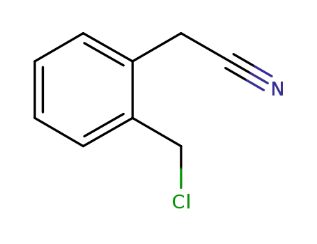 Molecular Structure of 98590-71-7 (2-(CyanoMethyl)benzyl chloride)