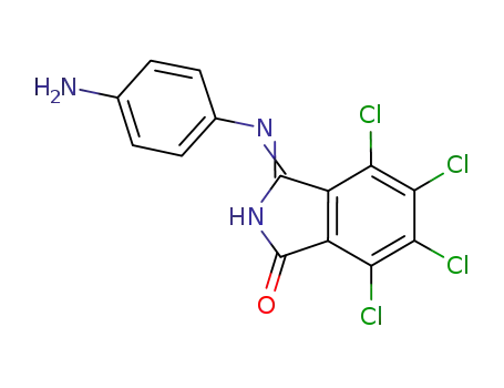 3-(4-aminophenylimino)-1-oxo-4,5,6,7-tetrachloroisoindoline