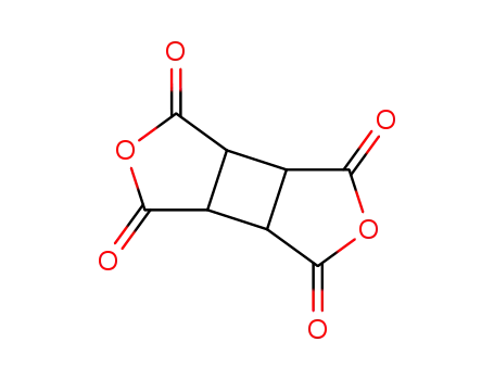 Molecular Structure of 4415-87-6 (Cyclobutane-1,2,3,4-tetracarboxylic dianhydride)