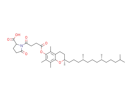 vitamin E succinic acid pyroglutamate conjugate