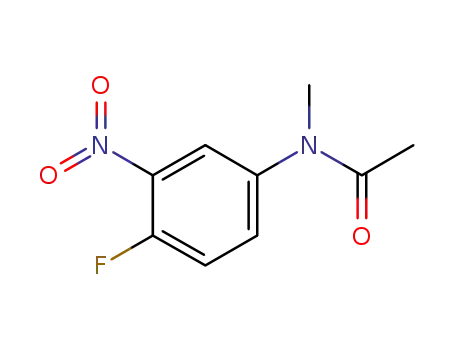 Molecular Structure of 849351-09-3 (Acetamide, N-(4-fluoro-3-nitrophenyl)-N-methyl-)