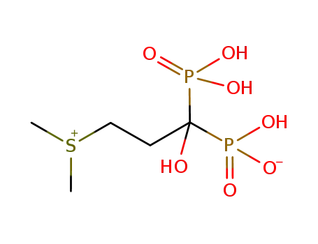 1-hydroxy-3-(dimethylsulfonium-1-yl)propylidene-1,1-bisphosphonic acid