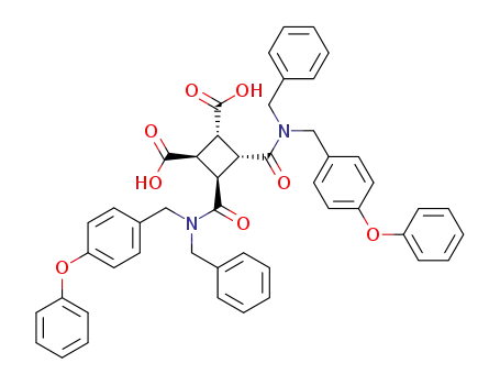 (1α,2β,3β,4α)-1,2-Di[N-benzyl-N-(4-phenoxybenzyl)aminocarbonyl]cyclobutane-3,4-dicarboxylic acid