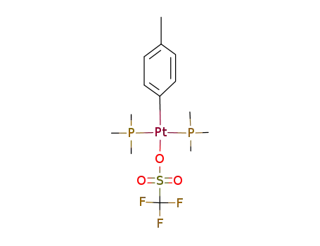 (trifluoromethanesulfonato)bis(trimethylphosphine)(p-tolyl)platinum(II)