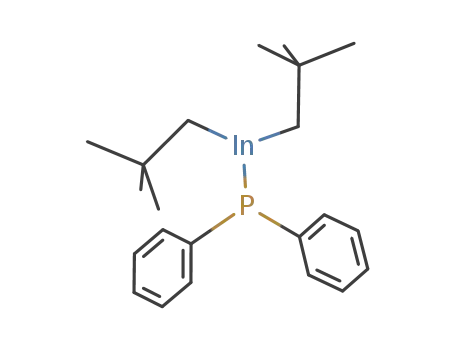 Molecular Structure of 110138-91-5 (Indium, bis(2,2-dimethylpropyl)(diphenylphosphino)-)