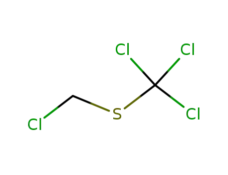 Molecular Structure of 1454-96-2 (chloromethyl trichloromethyl sulfide)