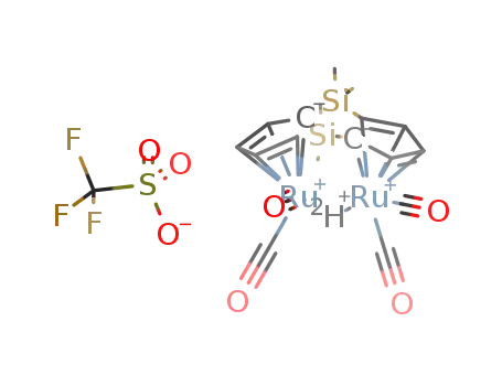 [((η5-C5H3)2(SiMe2)2)Ru2(μ-D)(CO)4]OSO2CF3