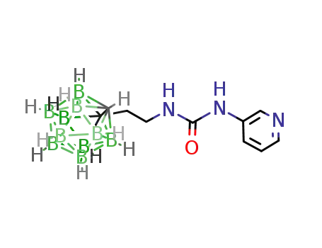 1-((3'-pyridinylcarbamido)ethyl)-o-carborane