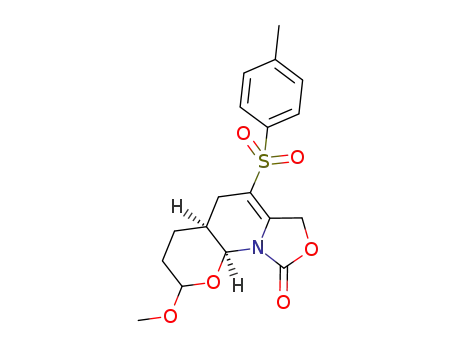 8-methoxy-4-(p-toluenesulfonyl)-3,5,5a,7,8,9a-hexahydro-6H-2,9-dioxa-9b-aza-cyclopenta[a]naphthalen-1-one