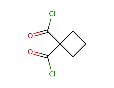 Molecular Structure of 51816-01-4 (1,1-Cyclobutanedicarbonyl dichloride (9CI))