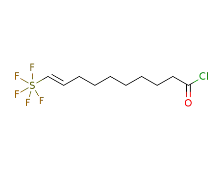 (E)-10-pentafluorosulfanyldec-9-enecarbonyl chloride