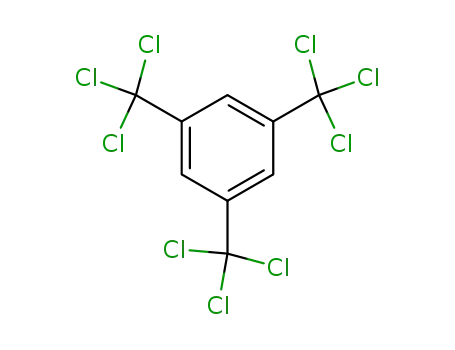 Molecular Structure of 729-80-6 (1,3,5-tris(trichloromethyl)benzene)