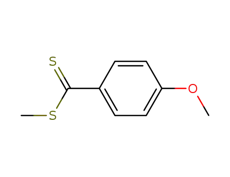 Molecular Structure of 5874-09-9 (4-METHOXY-BENZENECARBODITHIOIC ACID METHYL ESTER)