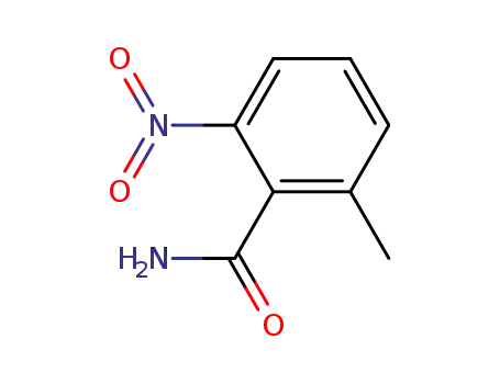 Molecular Structure of 40637-78-3 (Benzamide, 2-methyl-6-nitro-)